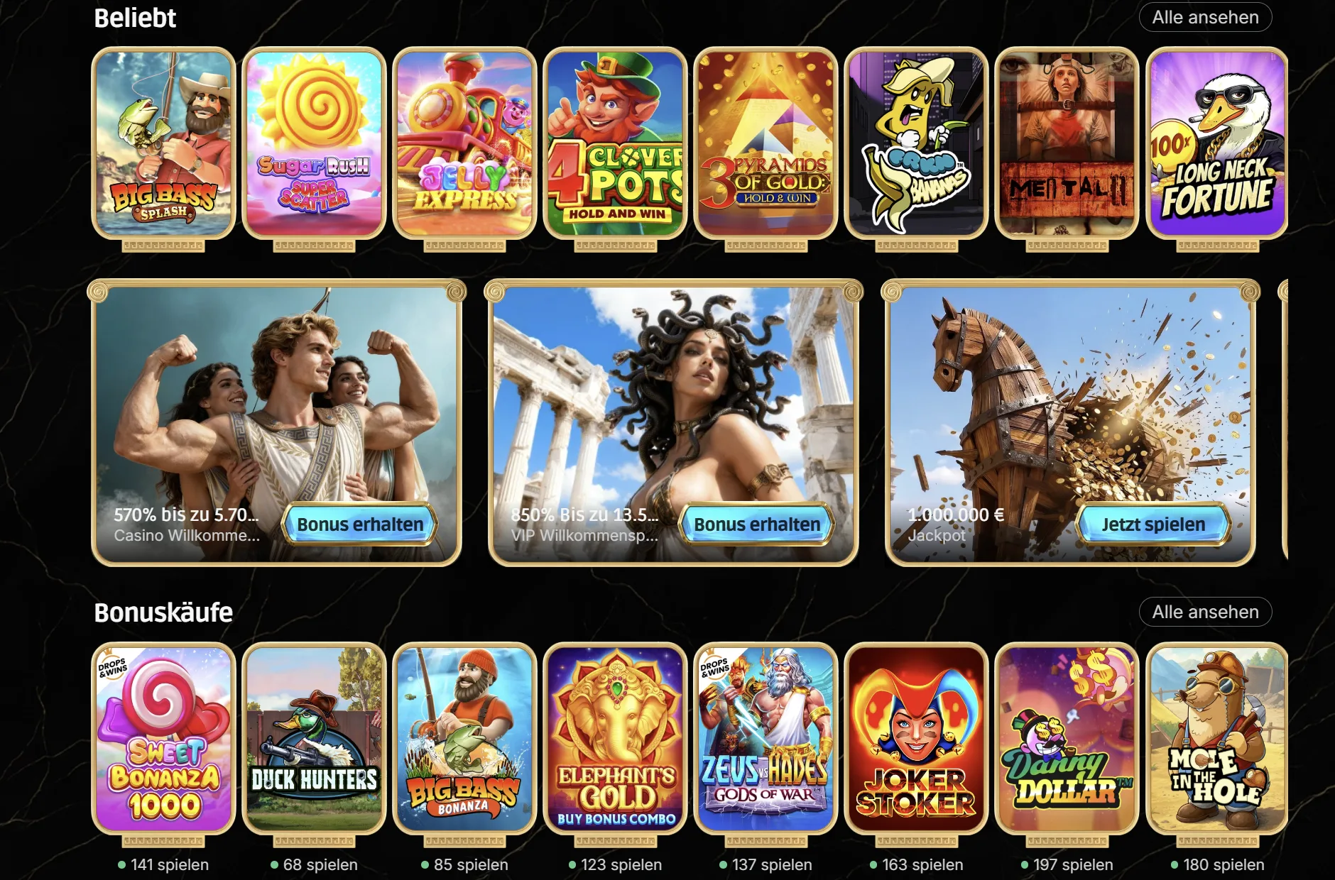Betmica Casino Spiele